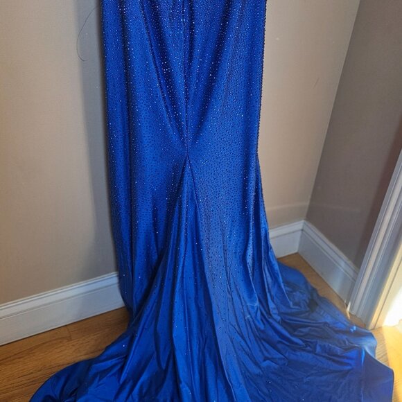 2024 Sherri Hill Royal Blue Prom Dress - Picture 5 of 9